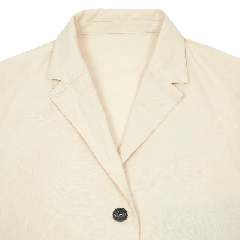 Bergfabel Women's Bea Cotton/Linen Jacket in Almond