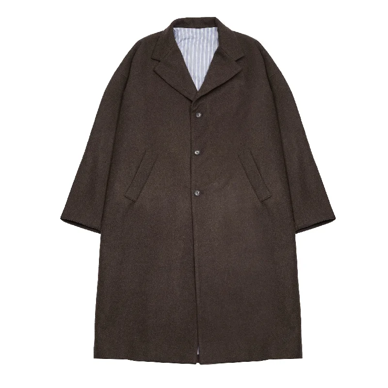 Bergfabel Wool Moon Coat in Chestnut