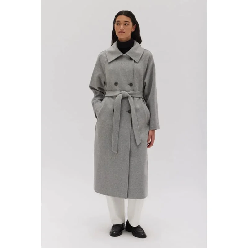 Cocoon Coat | Grey Marle