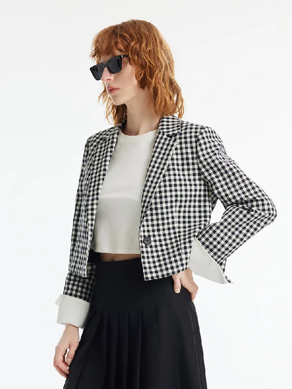 Black and White check / XS