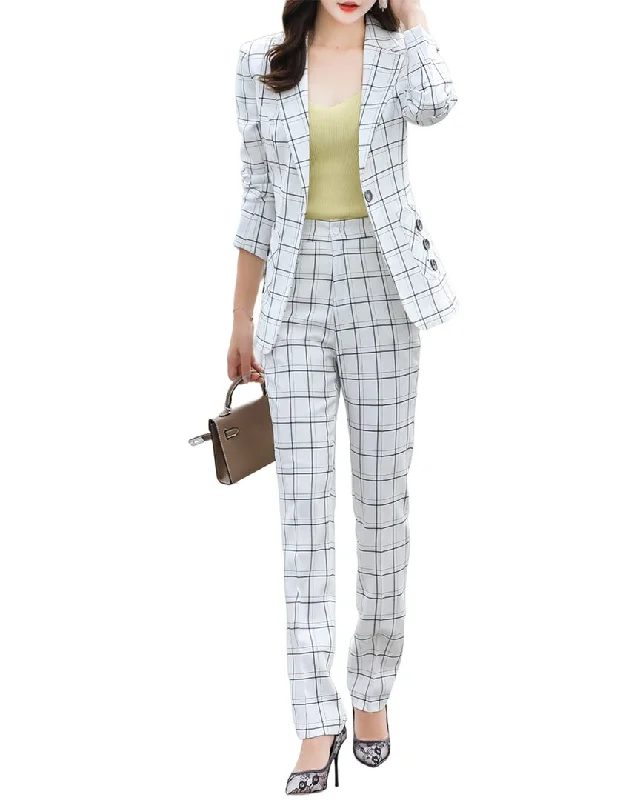 Bossy Chic 2pc Blazer & Pant Set