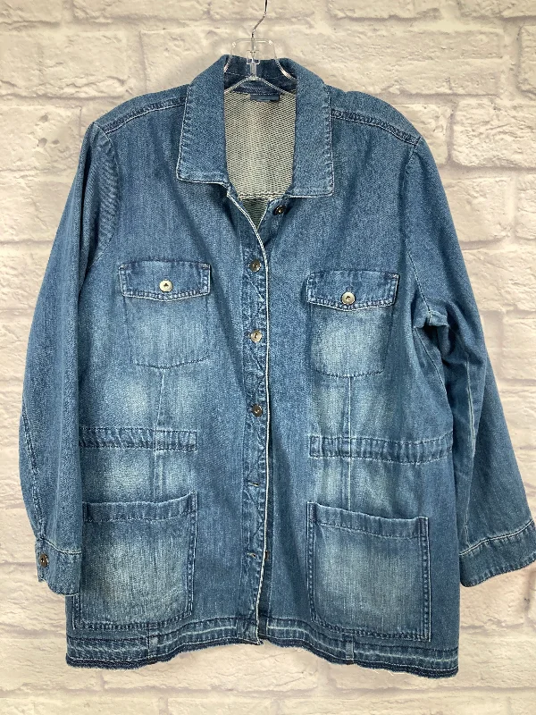 Jacket Denim By J Jill  Size: 1x