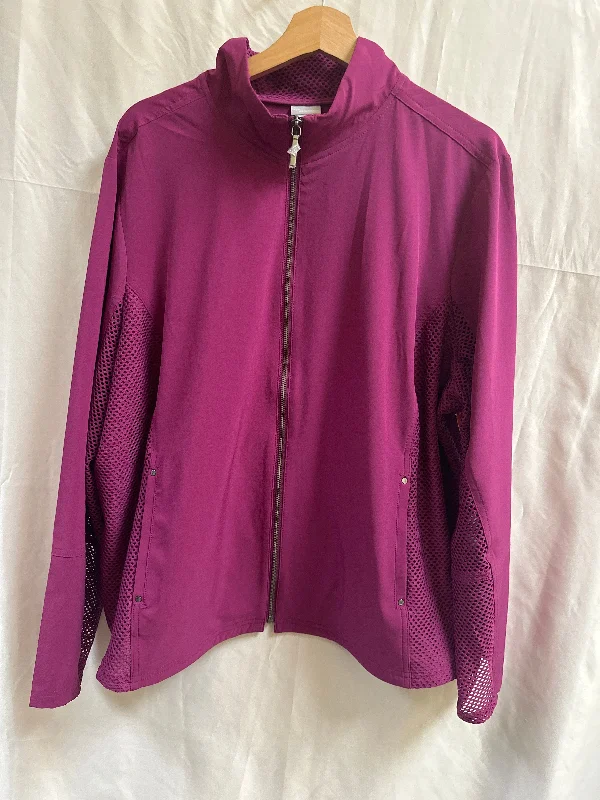 Jacket Windbreaker By Chicos  Size: 1x