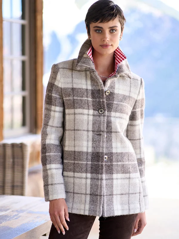 Lone Mountain Plaid Shirt Jacket