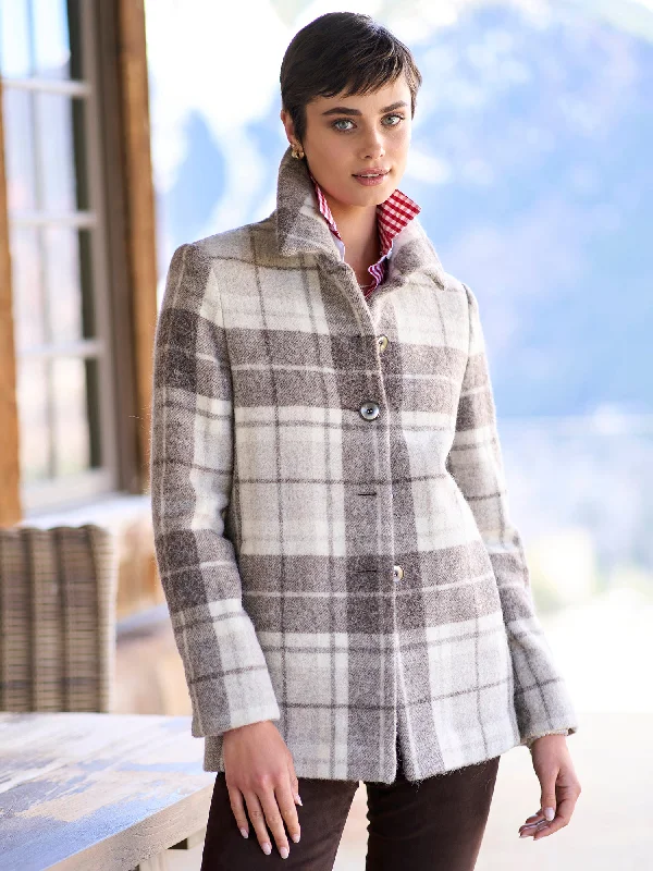 Lone Mountain Plaid Shirt Jacket