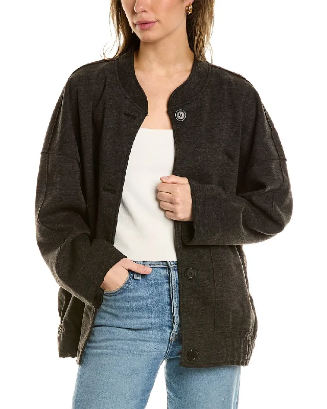 Max Studio Brushed Knit Jacket