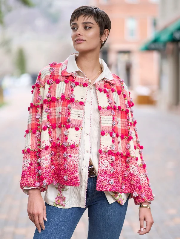 Zahra Floral Check Jacket