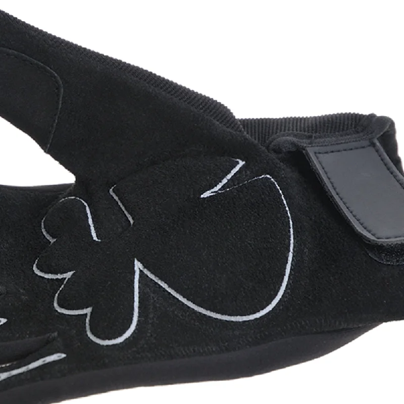 Davida Lightweight Metropolitan Gloves - Black Real Suede Palm / White Grip