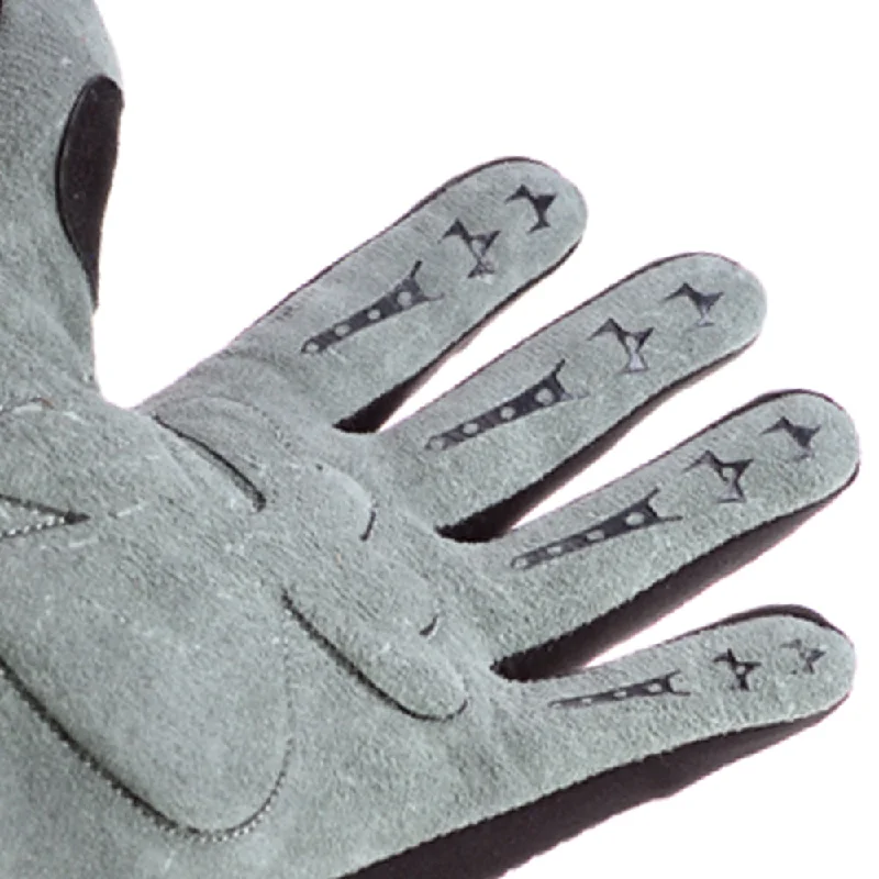 Davida Lightweight Metropolitan Glove - Grey Real Suede Palm / Black Grip