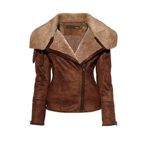 Super Clemzy Women Classic Leather Jackets