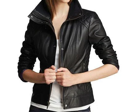 Super Diamond Women Classic Leather Jackets