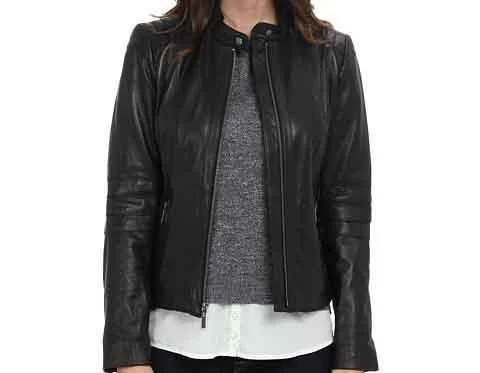 Super Henzy Women Classic Leather Jackets