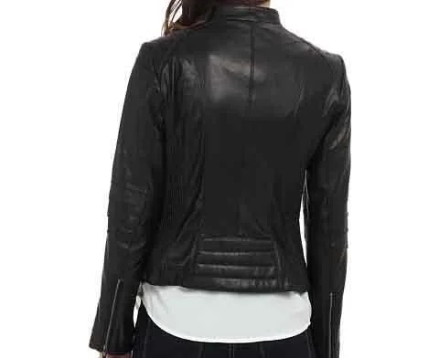 Super Henzy Women Classic Leather Jackets