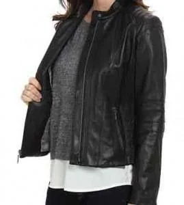 Super Henzy Women Classic Leather Jackets