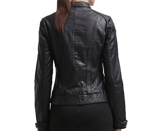 Super Maze Women Classic Leather Jackets