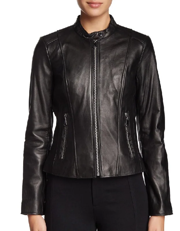 Super Megna Women Classic Leather Jackets