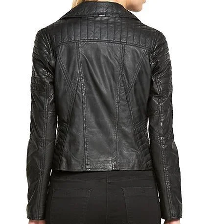 Super Minsy Women Biker Leather Jackets