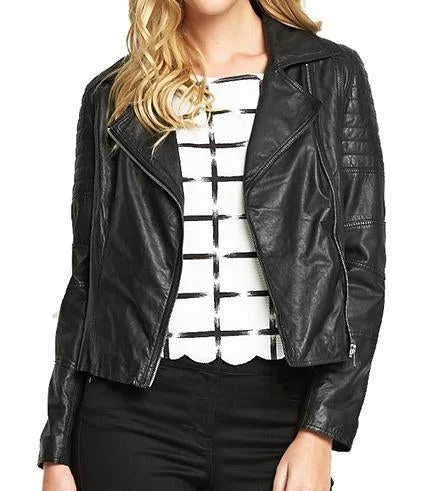 Super Minsy Women Biker Leather Jackets