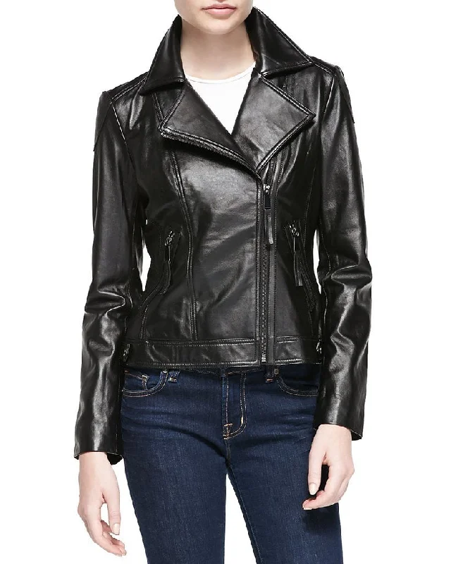 Super Natasha Women Biker Leather Jackets