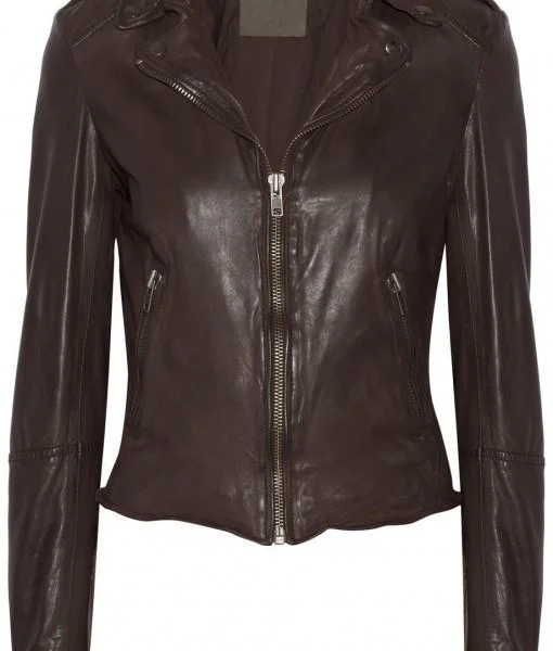 Super Vinera Women Biker Real Leather Jackets