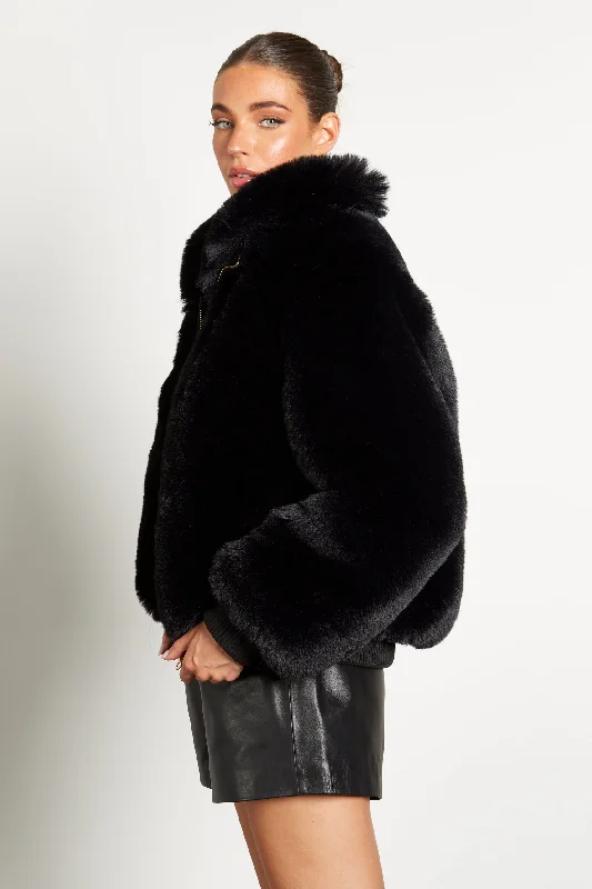 Harley Premium Faux Fur Bomber