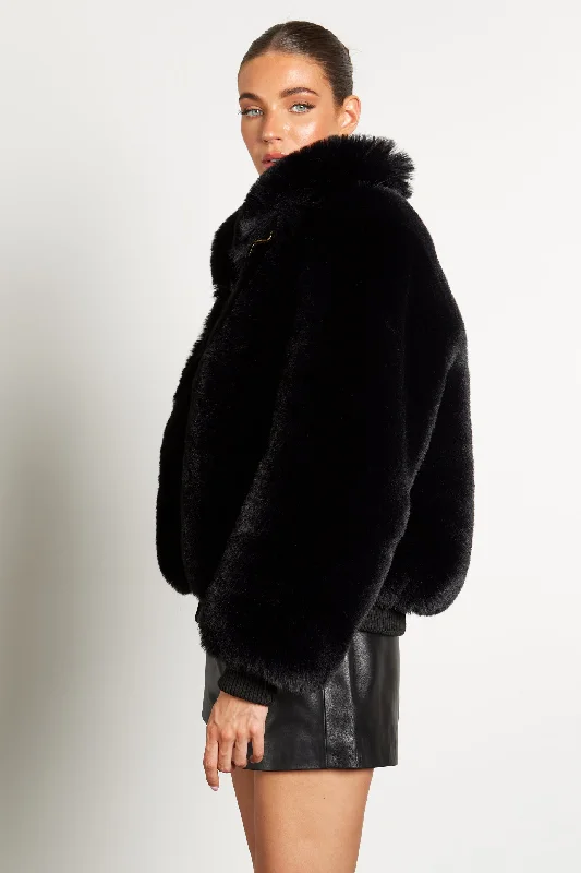 Harley Premium Faux Fur Bomber