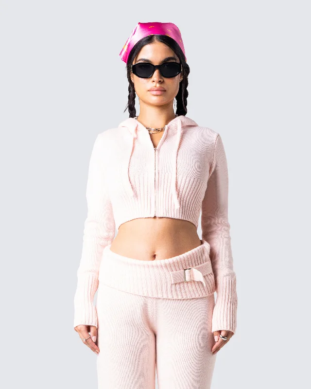 alyssa-pink-knit-cropped-jacket