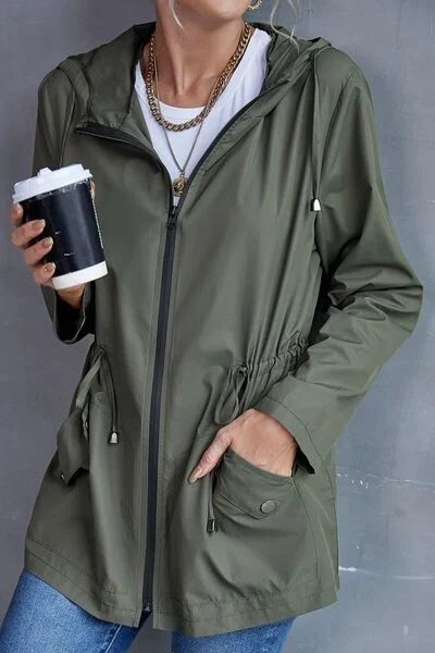 drawstring-zip-up-hooded-trench-coat