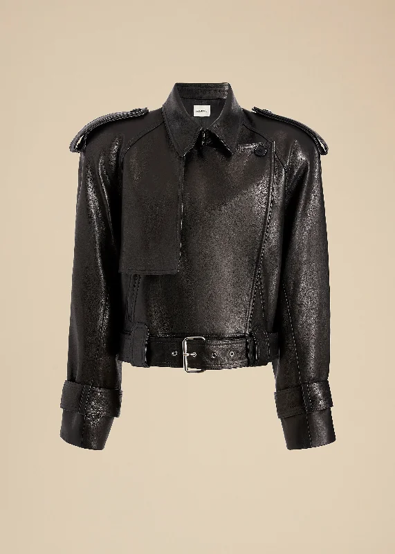 The Hammond Jacket in Black Leather