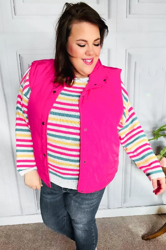 hot-pink-high-neck-quilted-puffer-vest