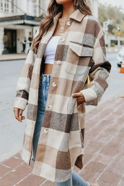 plaid-button-up-dropped-shoulder-coat